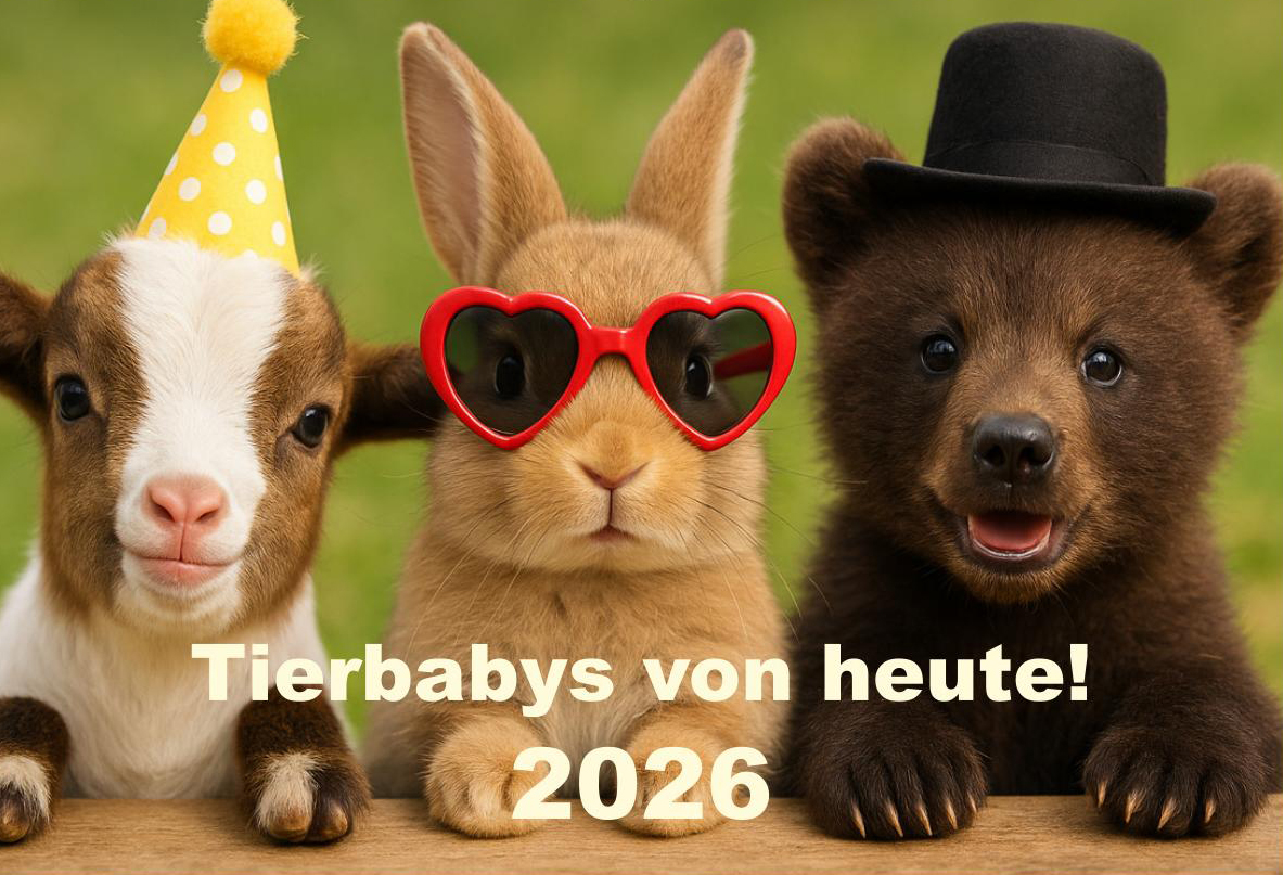Tierbabys von heute!